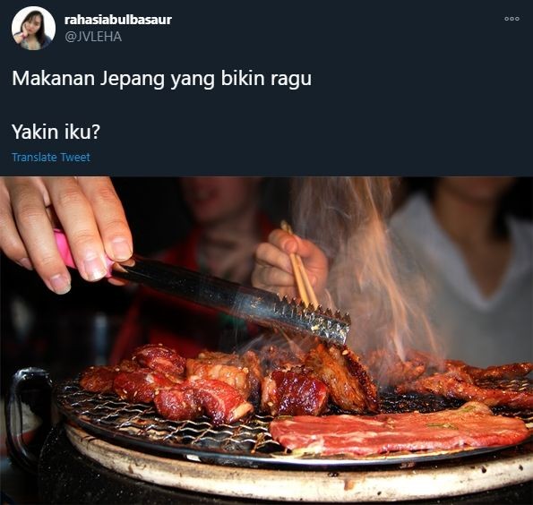 Plesetan Nama Makanan Jepang